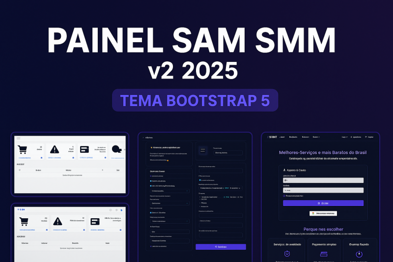 PAINEL SAM SMM V2 - SCRIPT SMM | ENTREGA IMEDIATA! MELHOR SCRIPT SMM DE 2025